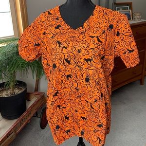 Scrub top Halloween